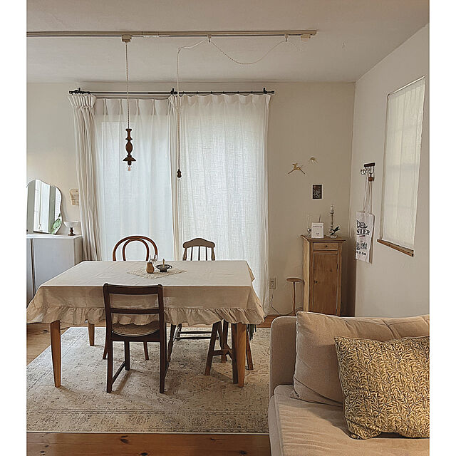 saooo39の-Fabric by BEST OF MORRIS/ウィンタークッションカバー ウィリアムモリスの家具・インテリア写真