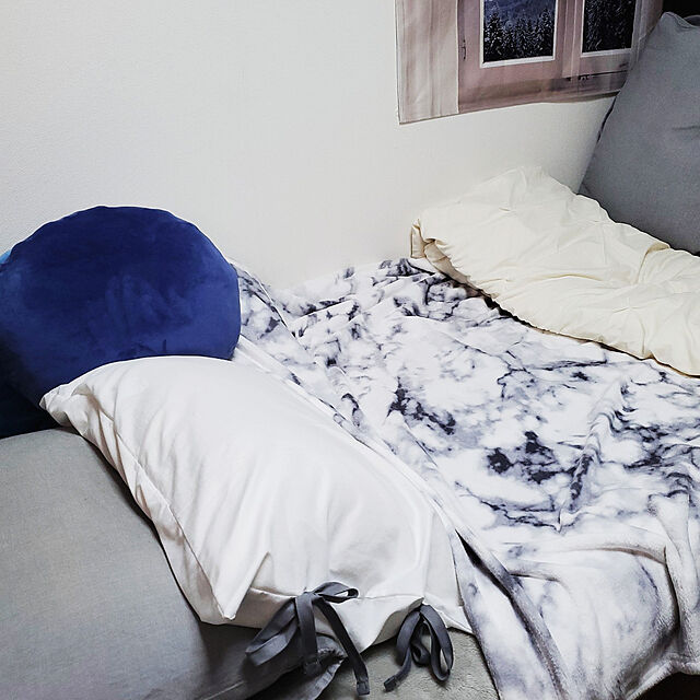 macotのニトリ-【デコホーム商品】枕カバー(WGリボン付) の家具・インテリア写真