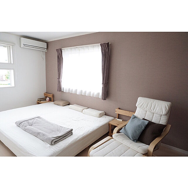 maaaako_homeのイケア-IKEA イケア チェア POANG 1P 1人掛け アームチェア フィーンスタ ホワイト 通販 890.904.55の家具・インテリア写真