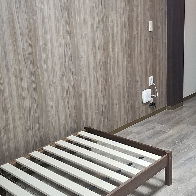 nac.manaのニトリ-シングルベッドフレーム(パック2WD MBR-SL) の家具・インテリア写真