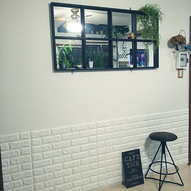 makittyのイケア-IKEA/イケア　LOTS　ミラー/鏡　4ピース　サイズ：30x30 cmの家具・インテリア写真