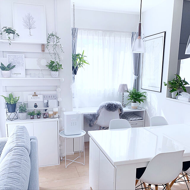 Yuzu-hiのイケア-IKEA イケア KARLSTAD 2人掛け用ソファーカバー クニーサ ライトグレー c50323012【カバーのみ】の家具・インテリア写真