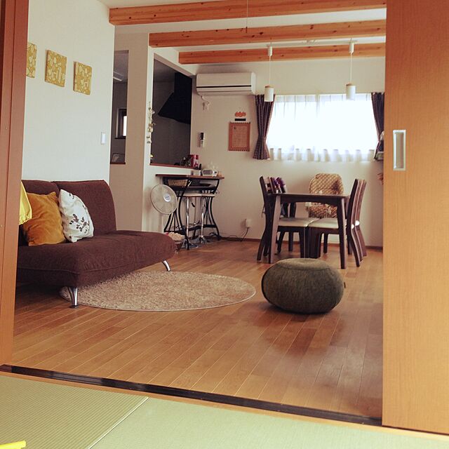 pinknozouのエーワイ-AY(エーワイ) ブルノハイテーブル AT-154CT(BR)の家具・インテリア写真