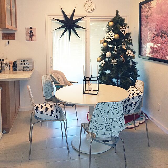 mentaikopastaの-Fine Little Day モミの木柄 テーブルマット ホワイト×ブラック ファインリトルデイ 北欧 スウェーデンの家具・インテリア写真