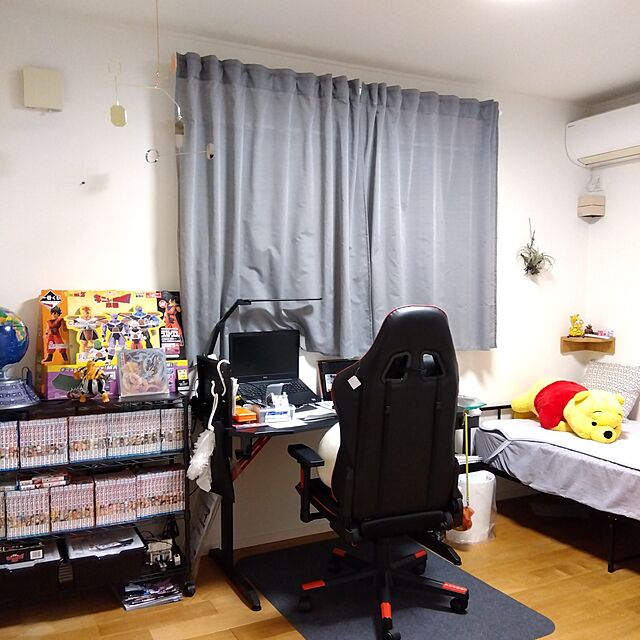 jun_y32_homeのニトリ-ゲーミングチェア(GM701 BK/RE) の家具・インテリア写真