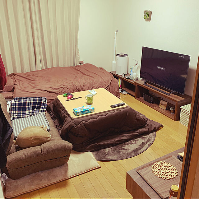 masashiのニトリ-脚付きヘッドレスすのこベッド(NA S) の家具・インテリア写真