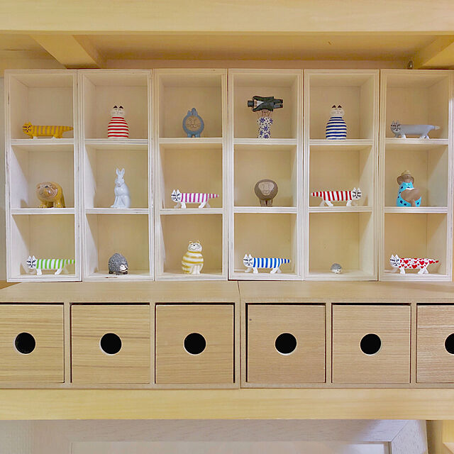 miyuの海洋堂-リサ ラーソン マイキー コレクション 全6種+ディスプレイ台紙セット 海洋堂 ガチャポン ガチャガチャ ガシャポンの家具・インテリア写真