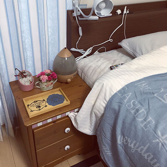 prayer.kのニトリ-ベッドカバー シングル(ソフトキルトBR S) の家具・インテリア写真