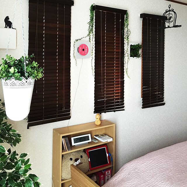 heko6_6の-壁に掛ける観葉植物ミドリエデザイン　フレームホワイトAの家具・インテリア写真