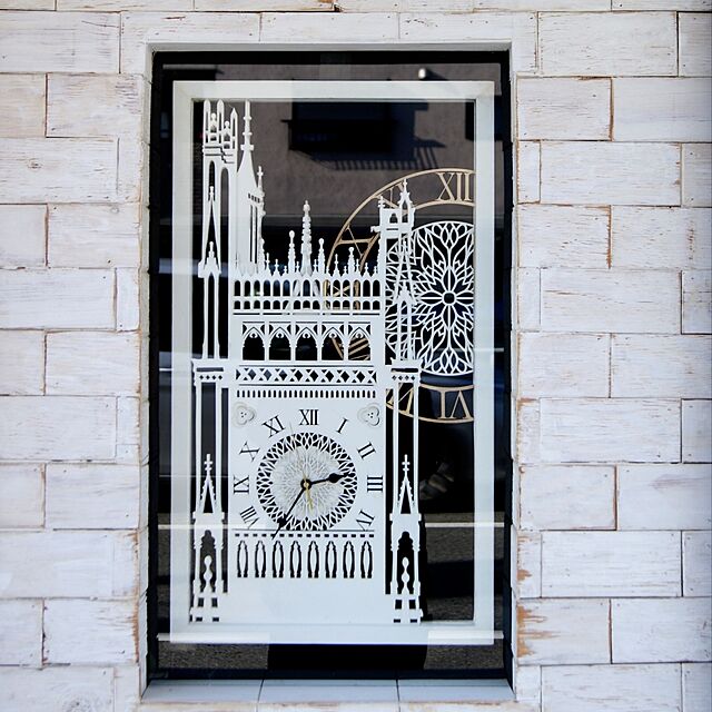 Kigiのアトリエきぎ-むにゅむにゅ ムニュムニュ ノートルダム 教会 時計 掛け時計 掛時計 シャビー シャビーシックの家具・インテリア写真