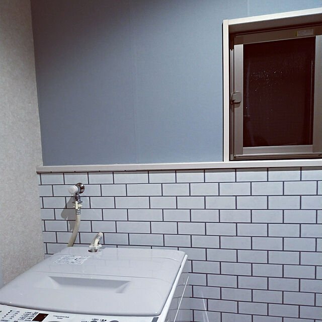 ikekoの-はがせる壁紙RILM 46cm幅オーダーカット 406 サブウェイタイル 返品・交換不可の家具・インテリア写真