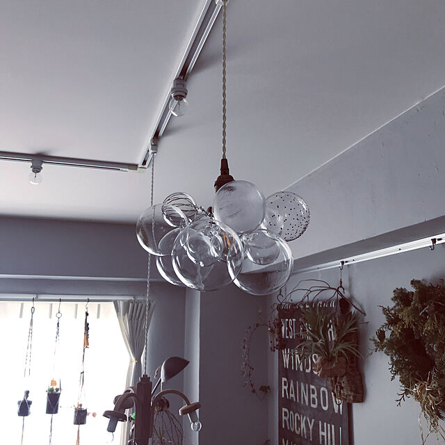 otomatuの-バブルガラスボール Lサイズ (大) メール便不可 ビーズアンドパーツ DIY シャンデリア デコレーション 装飾の家具・インテリア写真
