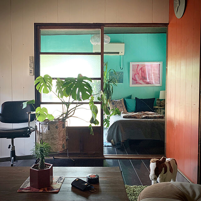 yoshika2myroomの-HASAMI ハニカムポット4号 レッドの家具・インテリア写真