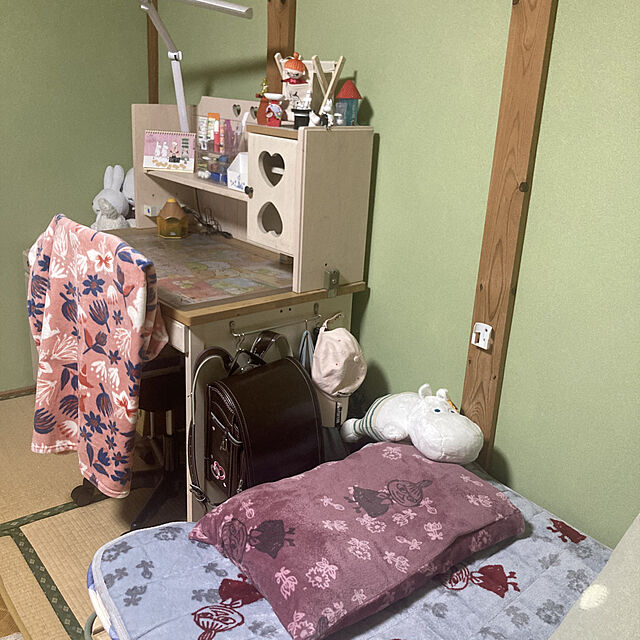 orihimeの-枕カバー ムーミン グッズ まくらカバー あったかフランネル MOOMIN ピローケース 北欧 ミイ 中かぶせ式の家具・インテリア写真