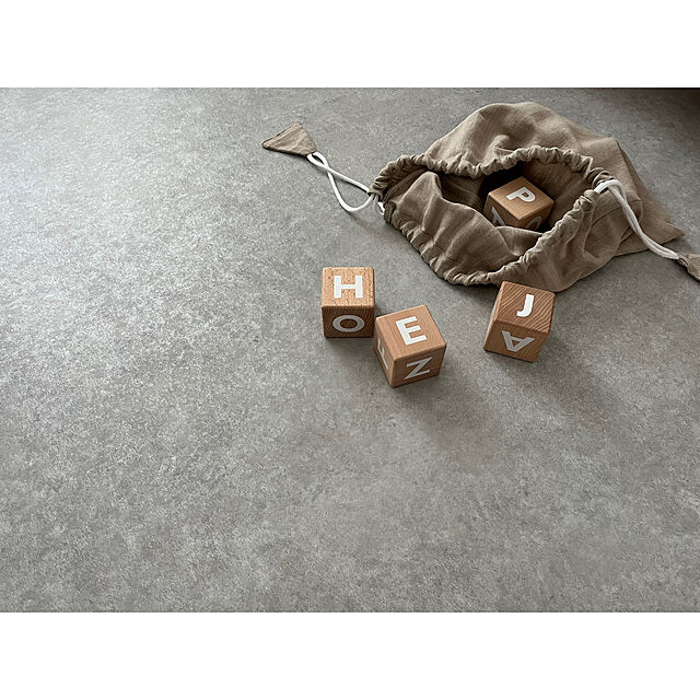 10yun25の-ooh noo(オーノー) 積み木 木のおもちゃ 1歳 インテリア ハンドメイド Alphabet blocks White 10個 (x 1)の家具・インテリア写真