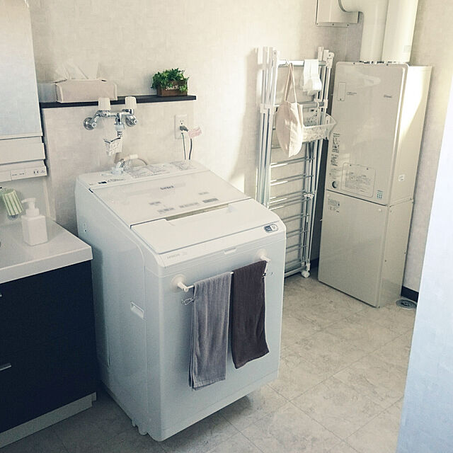 tata-kukuの日立(HITACHI)-日立 全自動洗濯機 12kg ホワイト ビートウォッシュ BW-X120E W AIお洗濯 自動おそうじ 洗剤自動投入の家具・インテリア写真