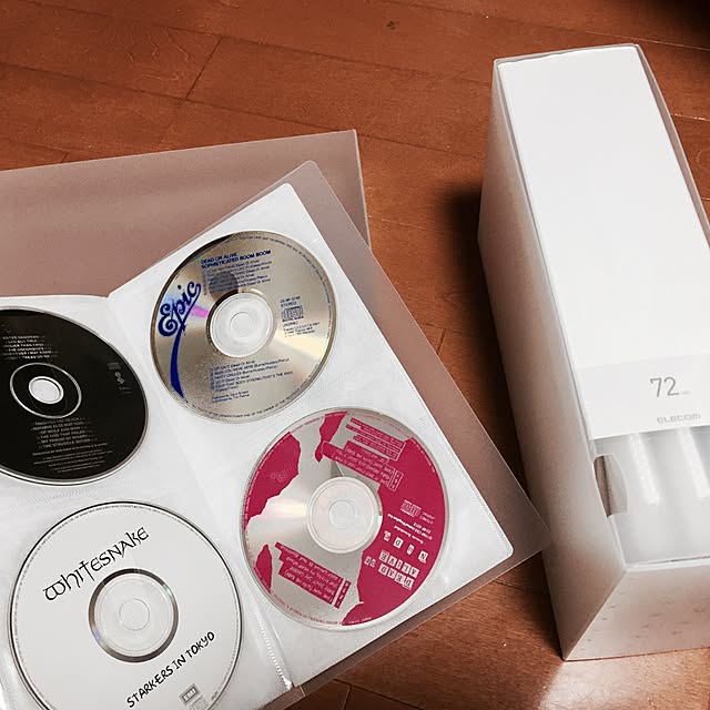mayruの-エレコム ELECOM DVD/CD用ディスクファイル　48枚収納 CCD-FS48CRの家具・インテリア写真
