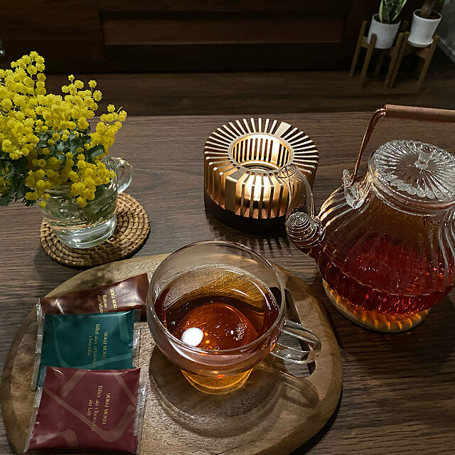 癒しの光 - 多機能＆美しいティーウォーマー キャンドル式