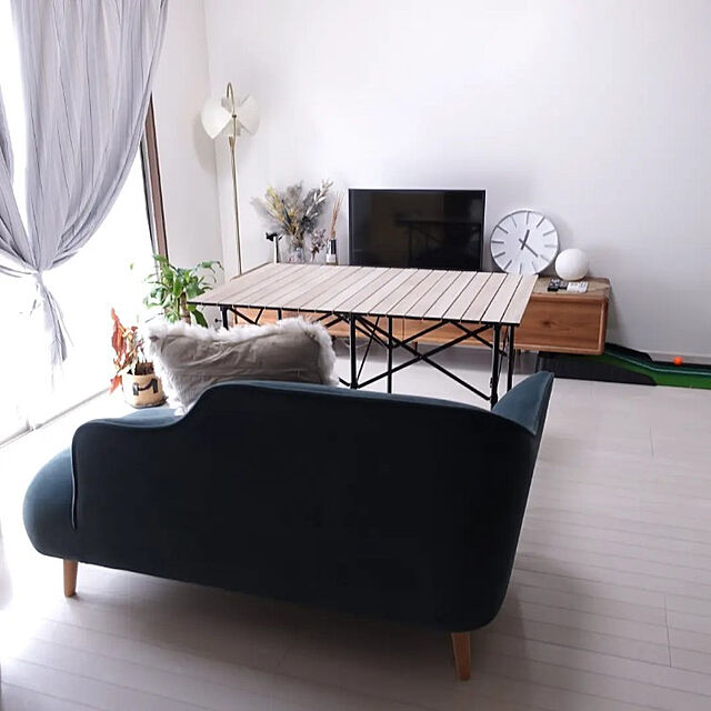asami133の-フランフラン Francfranc ピナ カウチ （グリーン）【W1400】の家具・インテリア写真