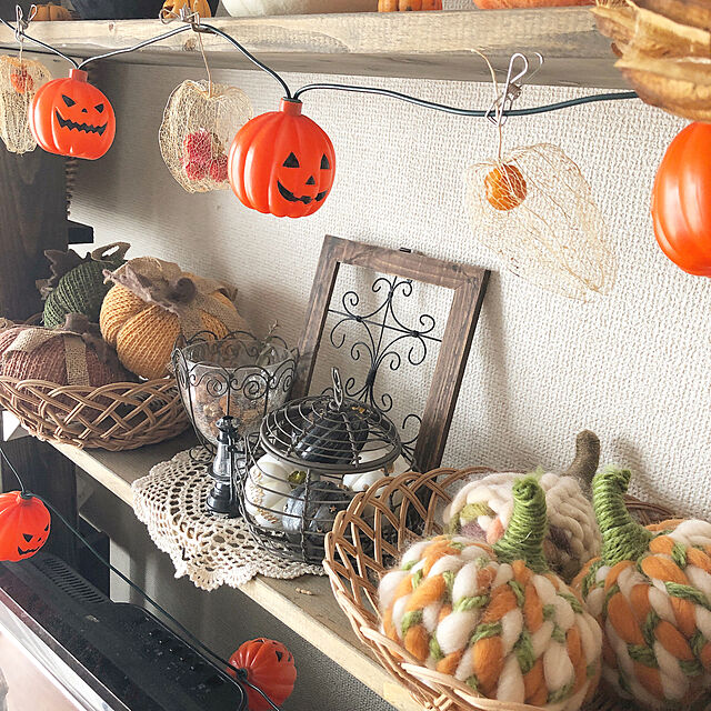 akarichanの-salut!(サリュ) ホーム ニットかぼちゃ ブラウンの家具・インテリア写真