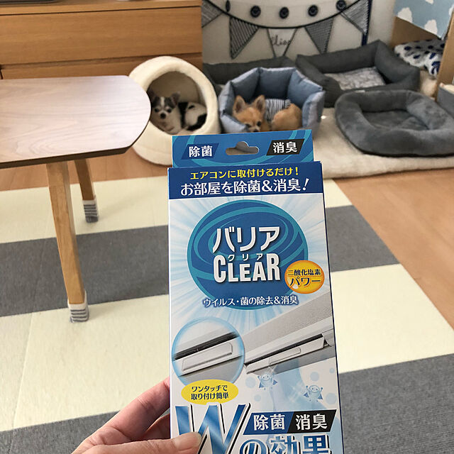 Emiのサンコー-【日本製 撥水 消臭 洗える】サンコー ずれない タイルカーペット 30×30cm グリーンセット 40枚 フラットタイプ おくだけ吸着 ジョイントマット OJ-38の家具・インテリア写真