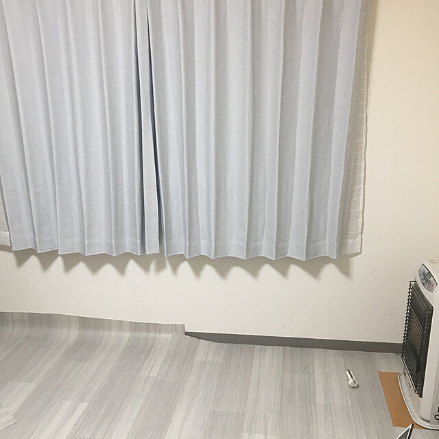 ichicoのニトリ-（1枚入り）遮光2級・防炎カーテン(パレット グレー 100X140X1) の家具・インテリア写真