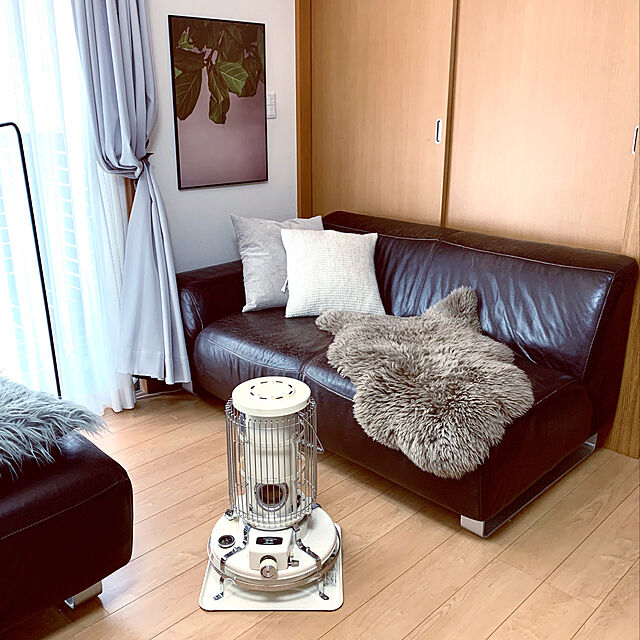 sacchiの無印良品-ウール原毛色クッションカバー／ワッフルの家具・インテリア写真