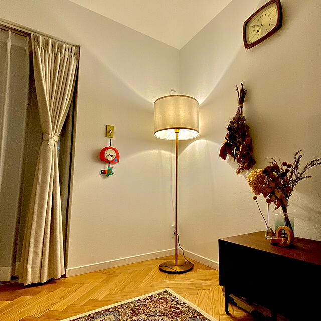 yukikoのHappyHome-カーテン タッセル マグネット 木製 リング型 カーテン留め飾り 留め具 左右 2個セットの家具・インテリア写真