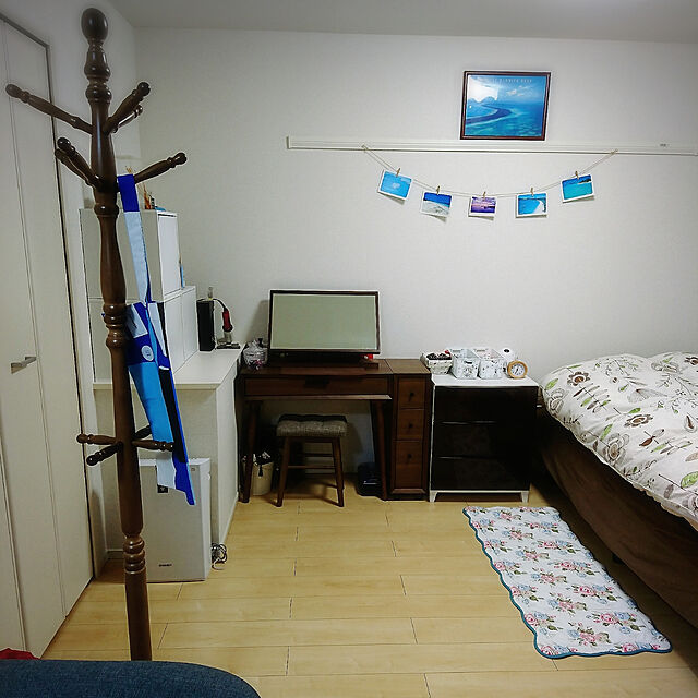 yuiのニトリ-デスクドレッサー(Nフィルン80MBRイス無し) の家具・インテリア写真