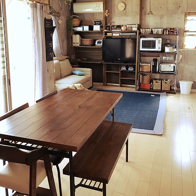 mamayuのアイリスオーヤマ(IRIS OHYAMA)-キッズチェア 木製椅子 ハイチェア 3段階調節可能 幅35×奥行41×高さ78.5cmの家具・インテリア写真
