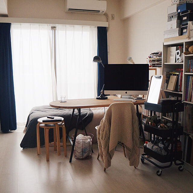 Ayakaの無印良品-パイン材ユニットシェルフ・５８ｃｍ幅・中の家具・インテリア写真