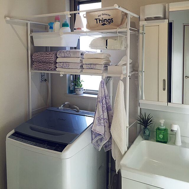 ozのイケア-【IKEA -イケア-】TORGNY -トールニー- 洗濯機用 シェルフ ホワイト (102.595.79)の家具・インテリア写真