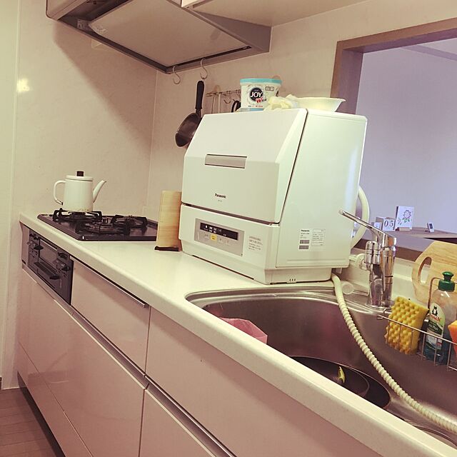 hazkiのパナソニック-Panasonic 食器洗い乾燥機 プチ食洗 エコナビ ホワイト NP-TCR2-Wの家具・インテリア写真