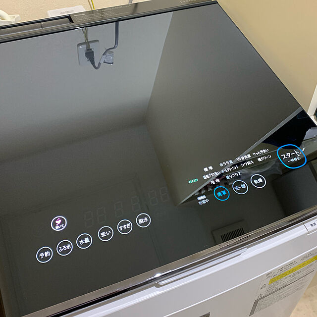 chan-mariのシャープ-【無料長期保証】シャープ ES-PW11E 縦型洗濯乾燥機 (洗濯11.0kg／乾燥6.0kg) ＣＯＣＯＲＯ ＷＡＳＨ シルバー系の家具・インテリア写真