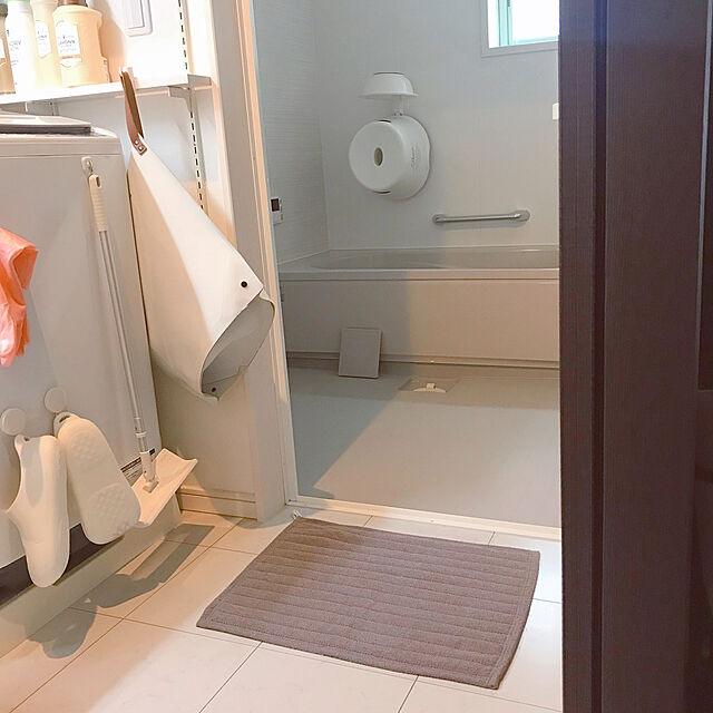 ttf___bのオカトー-オカトー PUWRAP パラップ バスマット 45×60 ブラウンの家具・インテリア写真