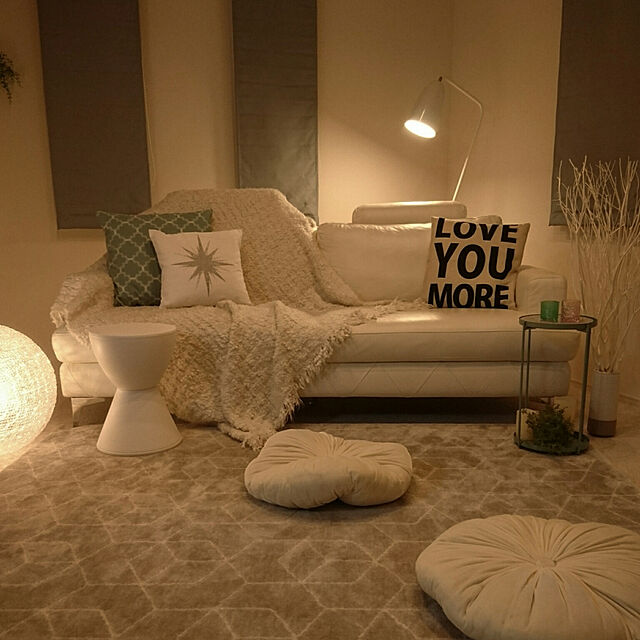 Jinaのイケア-IKEA/イケア　OFELIA　毛布　ホワイト　130x170cmの家具・インテリア写真