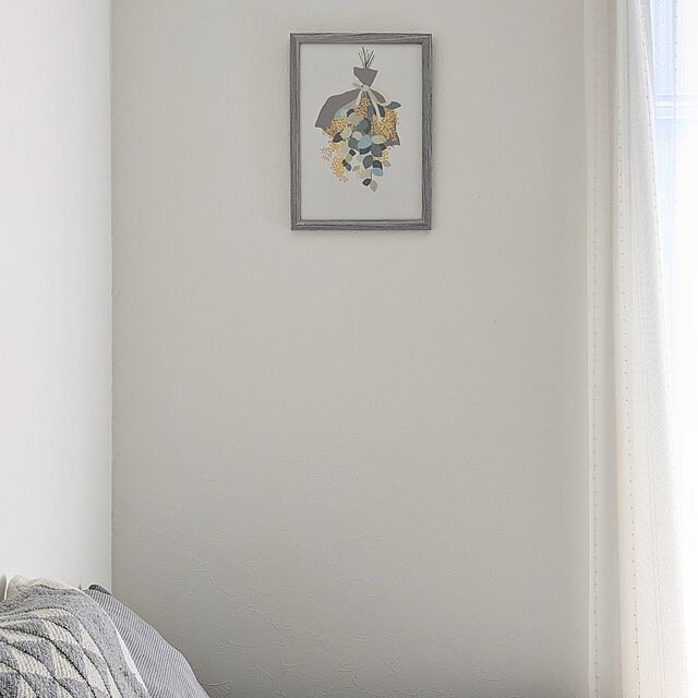 emyの-北欧テイスト《スワッグ　ユーカリミモザ　アートポスター》の家具・インテリア写真