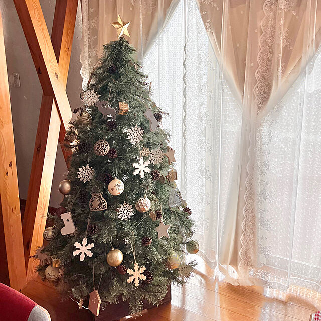 samanthakitchenの-クリスマスツリー おしゃれ 150cm クリスマスツリーセット 北欧 オーナメント オーナメントセット クリスマス用品 イルミネーション セット オーナメント オシャレ 北欧 150 クリスマスグッズ ホワイト かわいい xmasの家具・インテリア写真