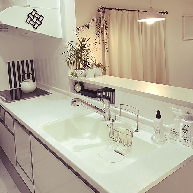 Michiyoのイケア-IKEA/イケア　LJUDA　ランチョンマット・プレースマット　ストライプ　ブラック/ホワイト　サイズ：37x37 cmの家具・インテリア写真