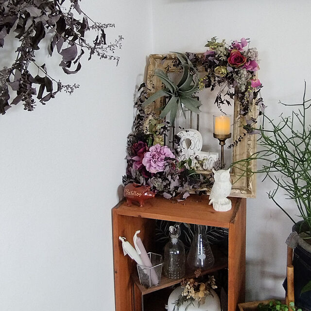 hiro3の-【造花】POSH LIVING/キセログラフィカS/80946【07】【取寄】 造花（アーティフィシャルフラワー） 造花葉物、フェイクグリーン 多肉植物の家具・インテリア写真