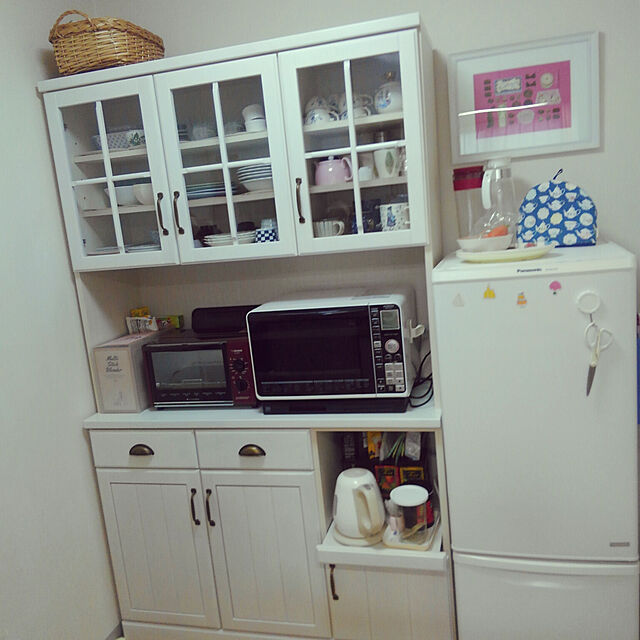 mayのニトリ-キッチンボード(ミランダ120 WH) の家具・インテリア写真