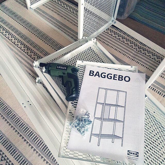 futukoのイケア-BAGGEBO バッゲボー シェルフユニットの家具・インテリア写真