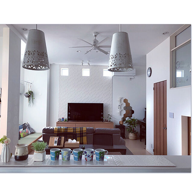 momongaのファミリー・ライフ-インテリアグリーン2点セット インテリアグリーン おしゃれ フェイクグリーン 大型 人工観葉植物 大型 光触媒 観葉植物 フェイクの家具・インテリア写真