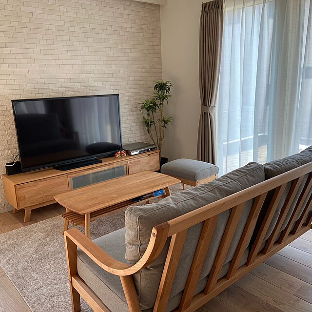 shi-saのニトリ-センターテーブル(アルナス 110 LBR) の家具・インテリア写真