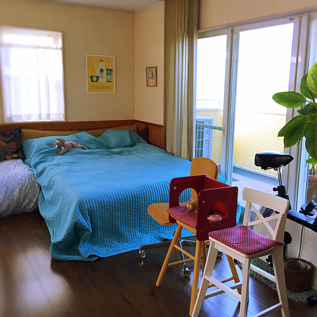 satochanのイケア-IKEA ( イケア ) 子供用チェア, INGOLF, ホワイト (301.577.87)の家具・インテリア写真