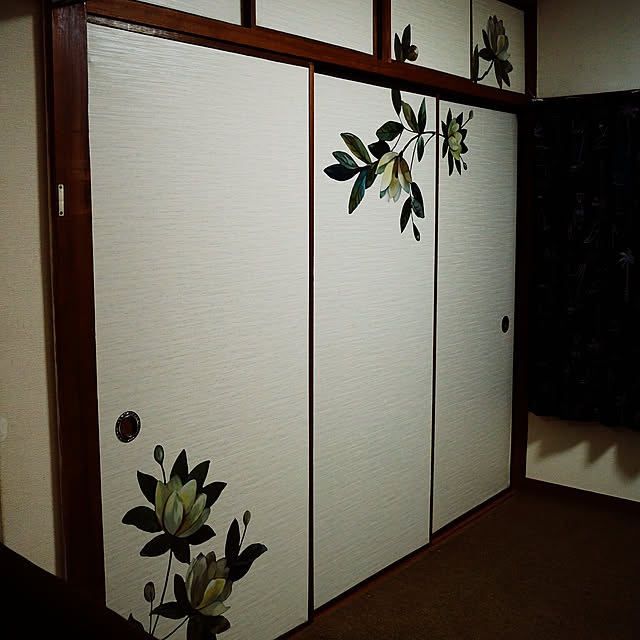 kobakissaの菊池襖紙工場-菊池襖紙工場 再湿鳥の子襖紙 FT-657 紬 95cmx203cm FT657 襖 ふすま 壁紙 張替え 本体: 奥行5cm 本体: 高さ100cm 本体: 幅5cm 2個セットの家具・インテリア写真