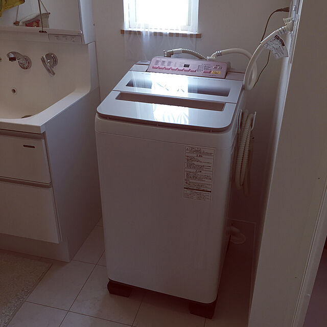 mihhyの-【送料無料】パナソニック　全自動洗濯機　NA-FA70H3-P（ピンク）の家具・インテリア写真