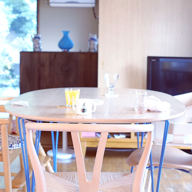 1116cvの-新品 Fritz Hansen フリッツハンセン スーパー楕円テーブル ホワイトの家具・インテリア写真