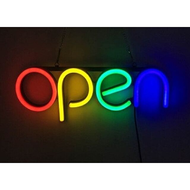 【新品】ネオン風 LED看板 オープン Open アメリカン