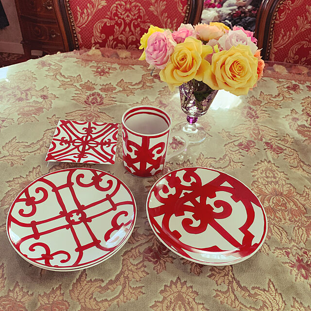 AYUKOの-エルメス (HERMES) ガダルキヴィール プチカレ(プレート) 11×11cm No.2 皿 お皿 食器 ブランド 結婚祝い 内祝いの家具・インテリア写真